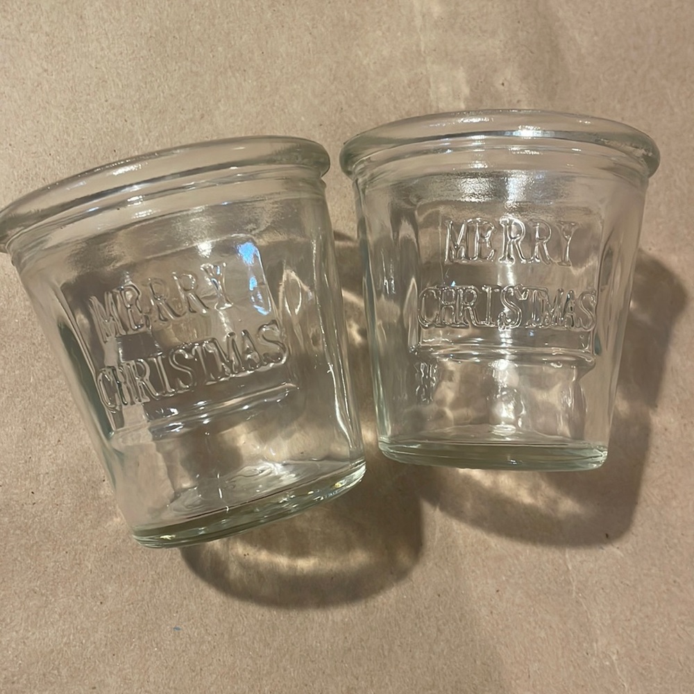 Merry Christmas jelly jars